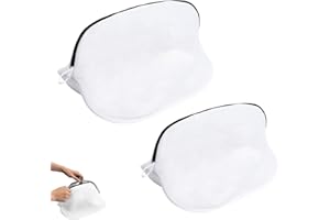 NAEBRO 2 Pezzi Sacchetto Scarpe Lavatrice,Rete Scarpe Lavatrice Con Cerniera,Proteggi Scarpe e Lavatrice,Pulizia Efficiente,Sacchetti Lavatrice Biancheria Per Scarpe/Borsa/Reggiseni
