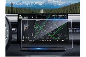 CDEFG Kompatibel med 2025 2026 ny Xpeng G6 navigering skyddsfolie härdat glas 15,6 tum reptålig GPS 9H skärmskydd bil GPS fol