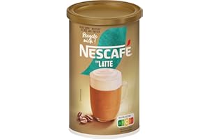 ‎NESCAFÉ NESCAFÉ GOLD Typ Latte, Getränkepulver aus löslichem Bohnenkaffee, kräftiger Geschmack & intensives Aroma, koffeinhaltig, 1er Pack (1 x 230g)