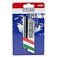 Sparco Stickers - Black/Italian [SPC4205]
