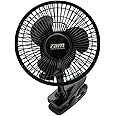 Ram 08-355-273 150mm 6-inch 15w Clip-on Fan Black
