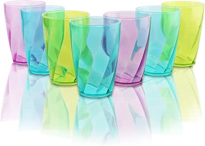 hard plastic drinking glasses