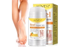 CCKULOOB Crema Piedi Secchi Screpolati, Crema per Talloni Screpolati, Crema piedi per talloni screpolati e pelle secca, Idrata e ammorbidisce la pelle dura e ruvida e i piedi con calli, 70G (Arancia dolce)