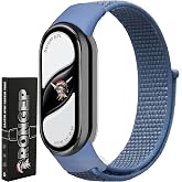 Rongep [Sport Loop] Xiaomi Mi Band 10/9/8 ile Uyumlu Kumaş Kordon Yumuşak ve Konforlu Smart Band10 Kordon Dayanıklı Cırt Cırt