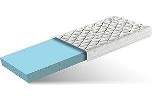 ‎BETTEN-ABC Betten-ABC Bambini Baby- und Kleinkindmatratze, Bezug waschbar, Gesamthöhe ca.12 cm, ÖkoTex Zertifiziert, produziert nach deutschem Qualitätsstandard (Größe: 80 x 160 cm)