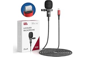 Pixel Lavalier Mikrofon Kompatibel mit iPhone/IPad (Apple MFi-Zertifiziert) für Videoaufnahmen Livestream Vlog YouTube Facebook mit 3m Kabel