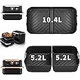 Pietuley Large Silicone Air Fryer Liners for Ninja Flex Drawer Air Fryer Accessories AF500UK/ Ninja Foodi Flexdrawer Dual Air Fryer 10.4L AF500UK