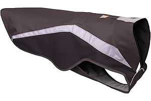 RUFFWEAR Lumenglow Giacca ad alta visibilità, cappotto riflettente ad alta visibilità per cani, Medium, Granite Grey
