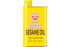 ‎OTTOGI OTTOGI 100 % reines Premium geröstetes Sesamöl, perfekt geröstet, traditionelles koreanisches Öl, 500 ml
