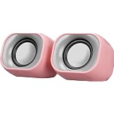 HP DHS-2111 2.0 Mini Taşınabilir Multimedya Speaker Hoparl&ouml;r (Pembe)