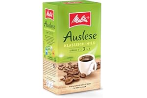 ‎MELITTA Melitta Auslese Klassisch-Mild Filter-Kaffee 500g, gemahlen, Pulver für Filterkaffeemaschinen, mittlere Röstung, geröstet in Deutschland