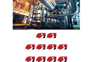 FOLOSAFENAR Breaker Lockout Device, Portable Circuit Breaker Lock Device, 10Pcs Durable Circuit Breaker Lockout for Industrial Use