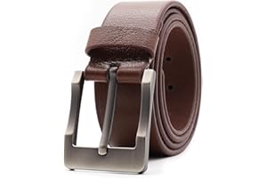 PELLE TORO Explorer Leather Belt for Men, Handmade Mens Belt for Trousers and Jeans, Work or Casual Wear