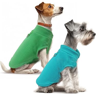 Cyeollo Hundepullover Mit Leinenloch – Rollkragen, Strickoptik, Winterkleidung Für Hunde, Größe L