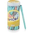 BiC Cello Mood Ball Pen Set | Pack Of 25 Ball Pens | 19 Blue, 4 Black & 2 Red Ink Colour Pens | Smooth Writing Experience | For School And Office Use | Best Pen For Exams