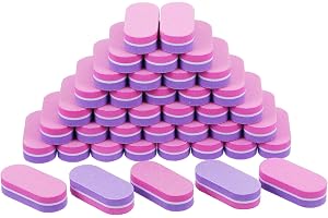 Guduling 40 stycken mininagelpolerare, nagelbuffertblock, dubbelsidig buffert för gelnaglar för akryl och naturnaglar, nagelb