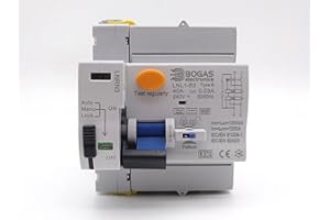BOGAS ELECTRONICS Interruptor Diferencial de Clase Curva | Type B | Auto rearmable | C E | (2 Polos 30mA)
