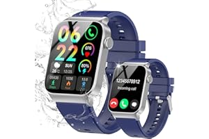 STECEi Smart Watch for Men Women Answer/Make Calls, Smart Watches, Fitness Watch with Heart Rate Sleep Monitor, Blue