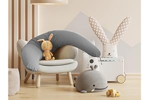 Traumnacht Stillkissen XXL Lagerungskissen Schwangerschaftskissen Seitenschläferkissen 40x190 cm, Öko-Tex zertifiziert, produziert nach deutschem Qualitätsstandard