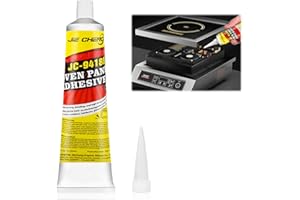 Fairypeach Negra Silikonkleber, Pegamento Silicona, Pegamento Alta Temperatura, Silicona Liquida, Silicona Negra para Coche, Sellador Tubo Chimenea, Pegamento Refractario