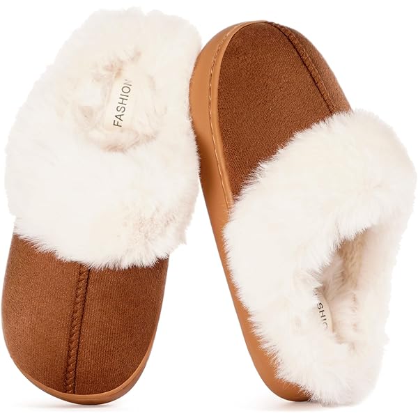 Donpapa Sloffen Dames Heren Winter Ladies met Memory Foam