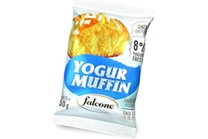 GENERICO FALCONE 18 PZ. MUFFIN CON YOGURT INTERO DA 50 GR. GUSTI VARI COLAZIONE HOTEL ALBERGO BUON MATTINO (Yogurt)