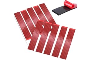 RENKE 10 Pack Heavy Duty Double Sided Adhesive Foam License Plate Pads - Super Strong Adhesive, Waterproof and Heat Resistant, Easy Peel and Stick Installation, Perfect for Car License Plates