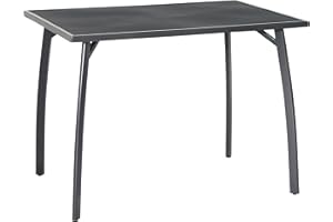 PURE HOME & GARDEN Gartentisch Mesh 100 x 70 cm, aus hochwertigem pulverbeschichtetem Streckmetall