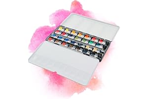 Profesjonalne Akwarele 7 Artists 28 Godets Сlassico Zestaw Akwareli | Profesjonalne Akwarele | Kolory Akwarela | Profesjonalny Zestaw Akwareli | Set Akwareli | Akwarele Malować