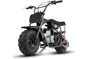 ‎ORYXEARTH Oryxearth 105CC 4-Takt Dirt Bike Pocket Bike, Kinder Crossbike Benzin, Breitreifen Offroad Rad, Kinder DirtBike, Motocross Motorrad, DIY-Aufkleber Mini Motorrad ab 13 Jahre (Schwarz)