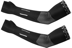 ROCKBROS Rękawy Unisex Rękawy Naramienne Antypoślizgowe Ocieplacze na Ręce ochrona Przed Słońcem UV Wiatroodporny Ciepły do ​​Jazdy na Rowerze Piesze Wycieczki Bieganie na Zewnątrz S-3XL