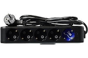 Viko 5Lı 2Mt Topraklı Korumalı Siyah Priz