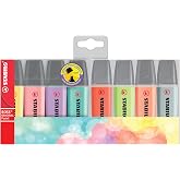 STABILO BOSS ORIGINAL Pastel - Fosforlu Kalem - 8'li Paket - &Ccedil;eşitli Renkler