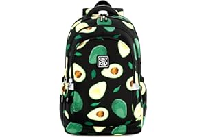 FunlyKid Schulrucksack für Mädchen – ultraleicht Schulranzen mit Brustgurt, Rucksack für Schule ab der 1. Klasse, Reflektierende Elemente, Wasserdicht Backpack, Geschenke fur Kinder und Teenager.
