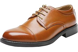 Bruno Marc Chaussure Homme Ville Classique Chaussures Habillées Oxford à Lacets pour Hommes Chaussure Costume Mariage Confortable DOWNING-01