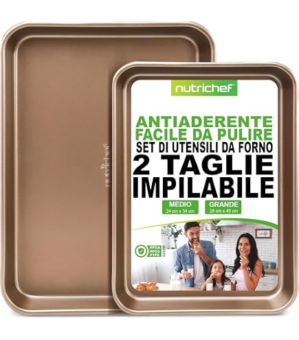 KitchenAid Teglia Per Torte In Acciaio Alluminato Antiaderente Lavabile In Lavastoviglie 656494
