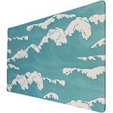 Kensei Tanto 90x40 cm 5 mm B&uuml;y&uuml;k Boy Gaming Oyuncu Mouse Pad XXL (Japan Wave)