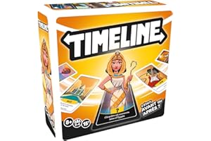 Asmodee - TIMELINE Nouvelle Edition - Jeu de Société sur l'Histoire pour Enfants dès 8 Ans - Devinez Les Dates des Evènements - Jeu de Cartes Familial - 2 à 6 Joueurs -15 Min - Version Française