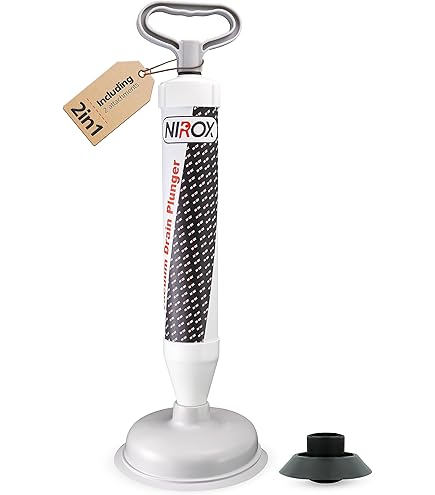 Master Plumber C28740 Toilet Plunger With Holder, Plastic