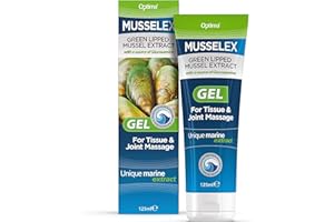 MUSSELFLEX Optima Musselex Gel - Green Lipped Mussel Extract 125, ml (Pack of 3)
