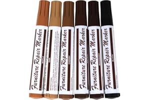 Genius Ideas R 018905 Lot de 6 marqueurs de retouche pour meubles