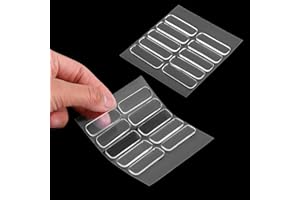 JIEYAO Silikonowe podkładki ochronne na meble, przezroczyste, 35 mm, tłumienie hałasu, ochrona ściany, do drzwi, szuflady, szafy, 20 szt