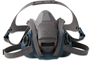 3M Atemschutz-Halbmaske 6503QL – Atemmaske mit Cool-Flow Ausatemventil & Quick-Release Mechanismus – Mehrwegmaske mit großer Filterauswahl für unterschiedlichste Einsatzzwecke, Größe L