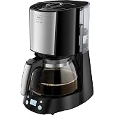 Melitta Enjoy Top Timer 1017-11 &ndash; Drip Coffee Maker with Timer Function, Glass Jug, Patented Aroma Detector, Automatic Shut-O