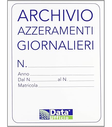 Cartella Azzeramenti Cassa EDIPRO - Pratica E Resistente Per Scontrini 80x80