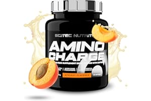 Scitec Nutrition Amino Charge - avec 6g de BCAAs - 100mg de caféine - Sans sucre, sans gluten - Boost Performance and Recovery, 570 g, Abricot