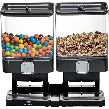 Distributeur De Céréales Double MUPAI - 2x3.5L Pour Cuisine