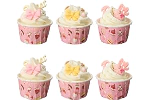 PRTECY Fake Cupcake Model, Realistic Artificial Simulation Cake Dessert Faux Fruit Cakes Bread for Home Kitchen Staging Party Dessert Photography Props(4.5x5.2cm/1.8x2inch)