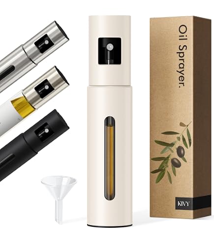 Lot De 2 Vaporisateurs D’Huile 100 Ml – Pulvérisateur Huile D’Olive Cuisine, Barbecue, Salade, Pâtisserie