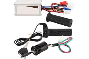 Jorzer Scooter Controller 24 V, elektrisk skoter kontrollsats borstad hastighetsregulator 250 W vridgrepp gasreglage elektris